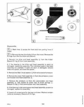 1994 Johnson/Evinrude Electric outboards Service Manual, Page 108