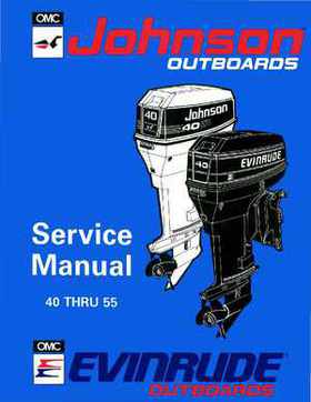 1994 Johnson/Evinrude Outboards 40 thru 55 Service Repair Manual P/N 500608, Page 1