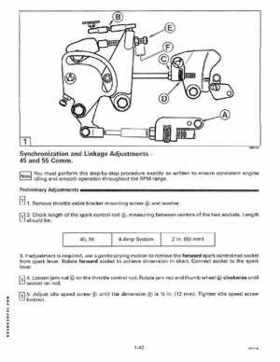 1994 Johnson/Evinrude Outboards 40 thru 55 Service Repair Manual P/N 500608, Page 48