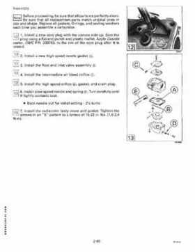 1994 Johnson/Evinrude Outboards 40 thru 55 Service Repair Manual P/N 500608, Page 100