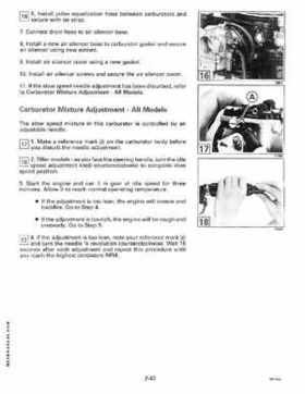1994 Johnson/Evinrude Outboards 40 thru 55 Service Repair Manual P/N 500608, Page 102