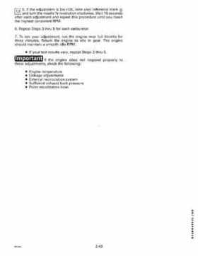 1994 Johnson/Evinrude Outboards 40 thru 55 Service Repair Manual P/N 500608, Page 103