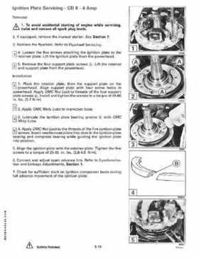 1994 Johnson/Evinrude Outboards 40 thru 55 Service Repair Manual P/N 500608, Page 124