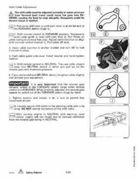 1994 Johnson/Evinrude Outboards 40 thru 55 Service Repair Manual P/N 500608, Page 258