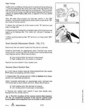 1994 Johnson/Evinrude Outboards 40 thru 55 Service Repair Manual P/N 500608, Page 281