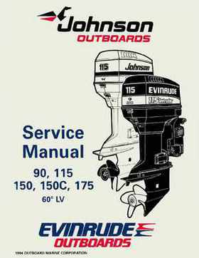 1995 Johnson Evinrude "EO" 60 LV 90, 115, 150, 150C, 175 Service Repair Manual, P/N 503151, Page 1