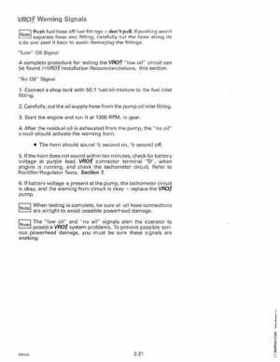 1995 Johnson Evinrude "EO" 60 LV 90, 115, 150, 150C, 175 Service Repair Manual, P/N 503151, Page 69