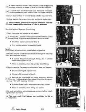 1995 Johnson Evinrude "EO" 60 LV 90, 115, 150, 150C, 175 Service Repair Manual, P/N 503151, Page 88