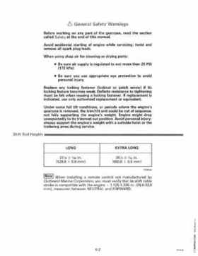 1995 Johnson Evinrude "EO" 60 LV 90, 115, 150, 150C, 175 Service Repair Manual, P/N 503151, Page 178