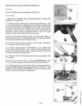 1995 Johnson Evinrude "EO" 60 LV 90, 115, 150, 150C, 175 Service Repair Manual, P/N 503151, Page 204