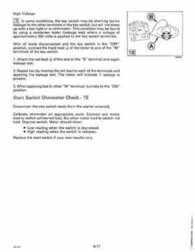 1995 Johnson Evinrude "EO" 9.9 thru 30, 2-Cylinder Service Repair Manual, P/N 503146, Page 307