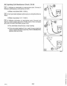 1995 Johnson Evinrude "EO" 9.9 thru 30, 2-Cylinder Service Repair Manual, P/N 503146, Page 321