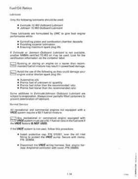1995 Johnson Evinrude "EO" 90 CV 85 thru 115 Service Repair Manual, P/N 503150, Page 20