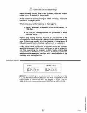 1995 Johnson Evinrude "EO" 90 CV 85 thru 115 Service Repair Manual, P/N 503150, Page 189