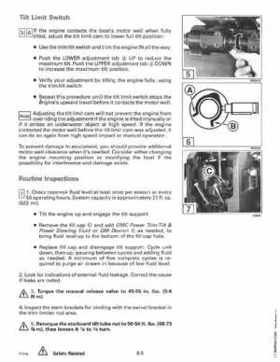 1995 Johnson Evinrude "EO" 90 CV 85 thru 115 Service Repair Manual, P/N 503150, Page 263