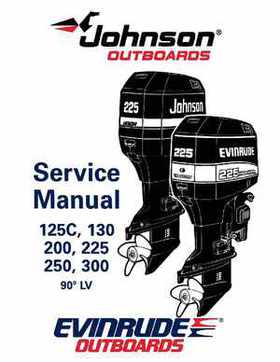1995 Johnson/Evinrude Outboards 125-300 90 degree LV Service Repair Manual P/N 503152, Page 1