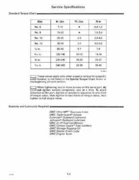 1995 Johnson/Evinrude Outboards 125-300 90 degree LV Service Repair Manual P/N 503152, Page 9