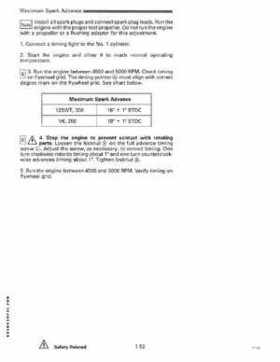 1995 Johnson/Evinrude Outboards 125-300 90 degree LV Service Repair Manual P/N 503152, Page 58