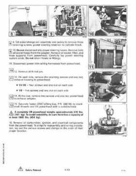 1995 Johnson/Evinrude Outboards 125-300 90 degree LV Service Repair Manual P/N 503152, Page 199