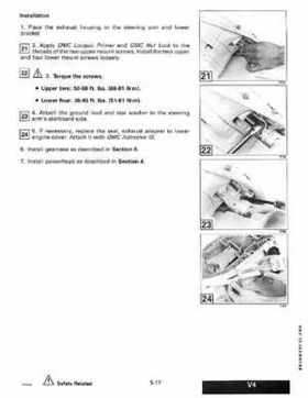 1995 Johnson/Evinrude Outboards 125-300 90 degree LV Service Repair Manual P/N 503152, Page 257