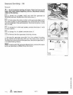 1995 Johnson/Evinrude Outboards 125-300 90 degree LV Service Repair Manual P/N 503152, Page 278