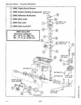 1995 Johnson/Evinrude Outboards 125-300 90 degree LV Service Repair Manual P/N 503152, Page 314