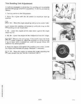 1995 Johnson/Evinrude Outboards 125-300 90 degree LV Service Repair Manual P/N 503152, Page 476