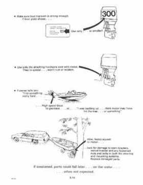 1995 Johnson/Evinrude Outboards 125-300 90 degree LV Service Repair Manual P/N 503152, Page 487