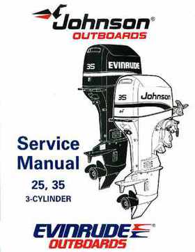 1995 Johnson/Evinrude Outboards 25, 35 3-Cylinder Service Repair Manual P/N 503147, Page 1