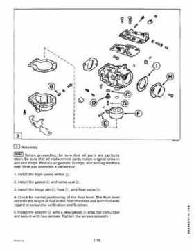 1995 Johnson/Evinrude Outboards 25, 35 3-Cylinder Service Repair Manual P/N 503147, Page 70
