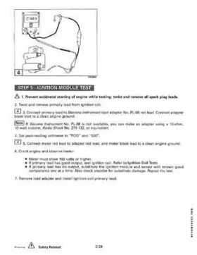 1995 Johnson/Evinrude Outboards 25, 35 3-Cylinder Service Repair Manual P/N 503147, Page 117