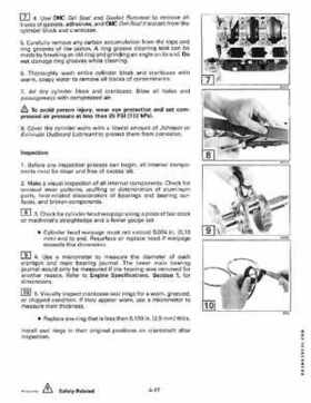 1995 Johnson/Evinrude Outboards 25, 35 3-Cylinder Service Repair Manual P/N 503147, Page 135