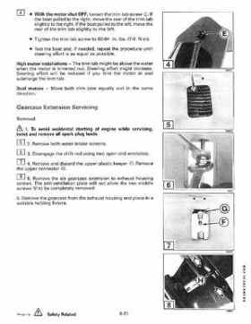 1995 Johnson/Evinrude Outboards 25, 35 3-Cylinder Service Repair Manual P/N 503147, Page 207