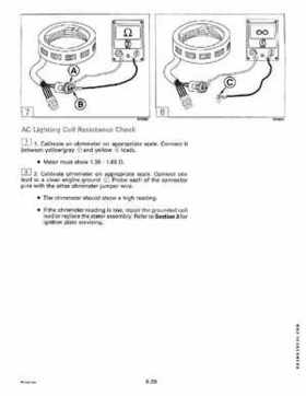 1995 Johnson/Evinrude Outboards 25, 35 3-Cylinder Service Repair Manual P/N 503147, Page 245