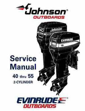 1995 Johnson/Evinrude Outboards 40 thru 55 2-Cylinder Service Repair Manual P/N 503148, Page 1