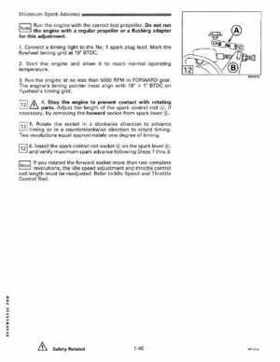 1995 Johnson/Evinrude Outboards 40 thru 55 2-Cylinder Service Repair Manual P/N 503148, Page 46