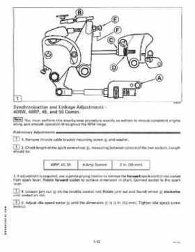1995 Johnson/Evinrude Outboards 40 thru 55 2-Cylinder Service Repair Manual P/N 503148, Page 48