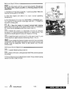 1995 Johnson/Evinrude Outboards 40 thru 55 2-Cylinder Service Repair Manual P/N 503148, Page 51