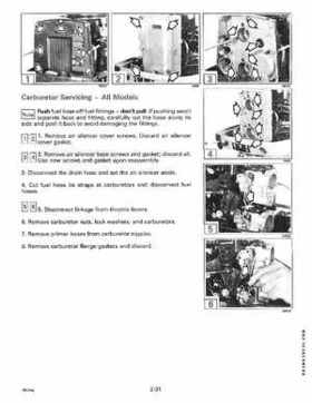 1995 Johnson/Evinrude Outboards 40 thru 55 2-Cylinder Service Repair Manual P/N 503148, Page 91