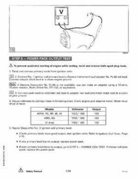 1995 Johnson/Evinrude Outboards 40 thru 55 2-Cylinder Service Repair Manual P/N 503148, Page 134