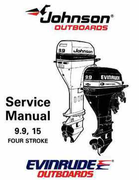 1995 Johnson/Evinrude Outboards 9.9, 15 four-stroke Service Repair Manual P/N 503140, Page 1