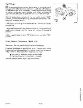 1995 Johnson/Evinrude Outboards 9.9, 15 four-stroke Service Repair Manual P/N 503140, Page 189