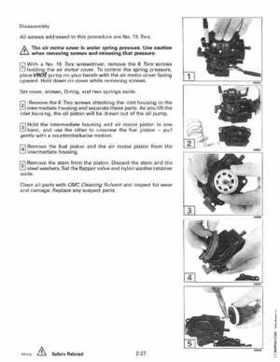 1996 Johnson Evinrude "ED" 40 thru 55 2-Cylinder Service Repair Manual, P/N 507124, Page 87