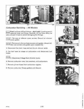 1996 Johnson Evinrude "ED" 40 thru 55 2-Cylinder Service Repair Manual, P/N 507124, Page 91