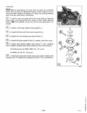 1996 Johnson Evinrude "ED" 40 thru 55 2-Cylinder Service Repair Manual, P/N 507124, Page 94