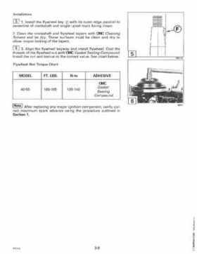 1996 Johnson Evinrude "ED" 40 thru 55 2-Cylinder Service Repair Manual, P/N 507124, Page 109