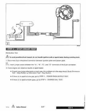 1996 Johnson Evinrude "ED" 40 thru 55 2-Cylinder Service Repair Manual, P/N 507124, Page 127