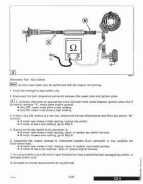 1996 Johnson Evinrude "ED" 40 thru 55 2-Cylinder Service Repair Manual, P/N 507124, Page 129