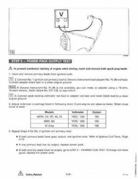 1996 Johnson Evinrude "ED" 40 thru 55 2-Cylinder Service Repair Manual, P/N 507124, Page 134
