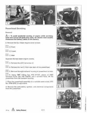 1996 Johnson Evinrude "ED" 40 thru 55 2-Cylinder Service Repair Manual, P/N 507124, Page 146